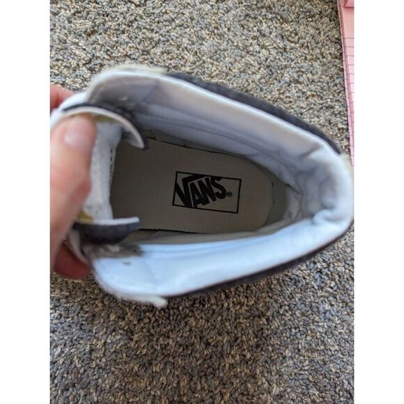 Vans Women's Black High-Cut Lace-Up Skateboard Shoes Size 8 - Picture 8 of 9